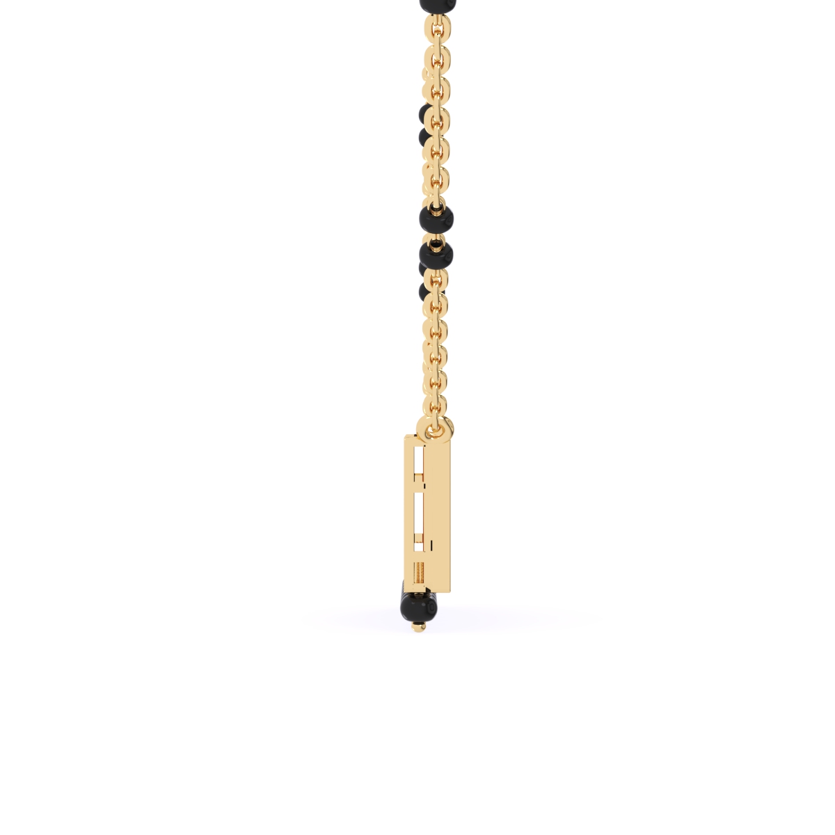 Stunning Round Cluster Diamond Mangalsutra